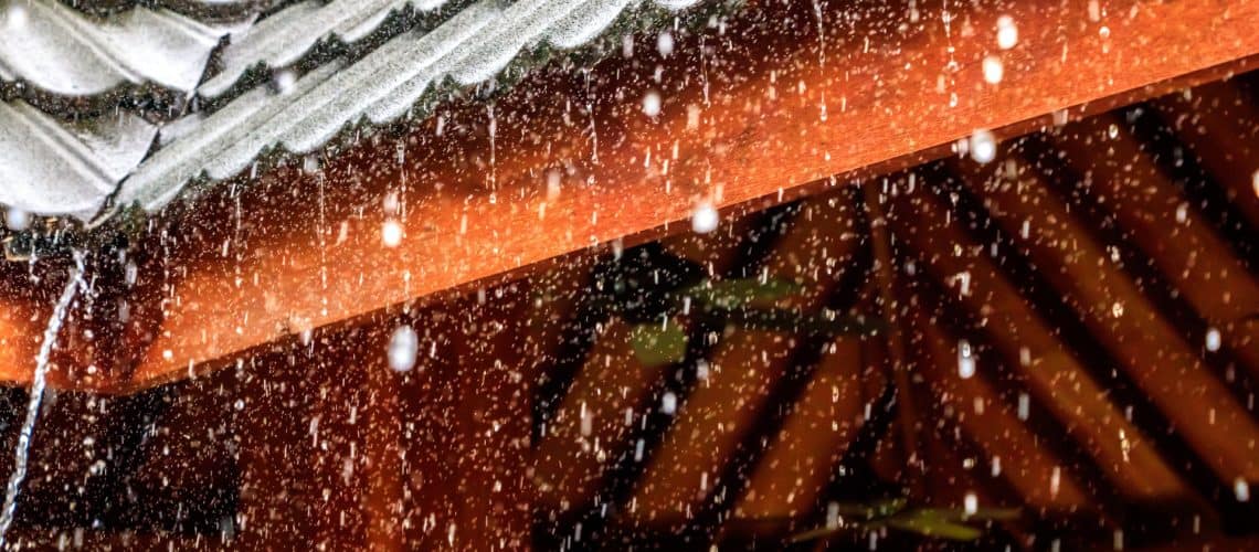 Hail against a metal roof - roofing contractor in baltimore county md - Home Crafters Roofing & Contractors