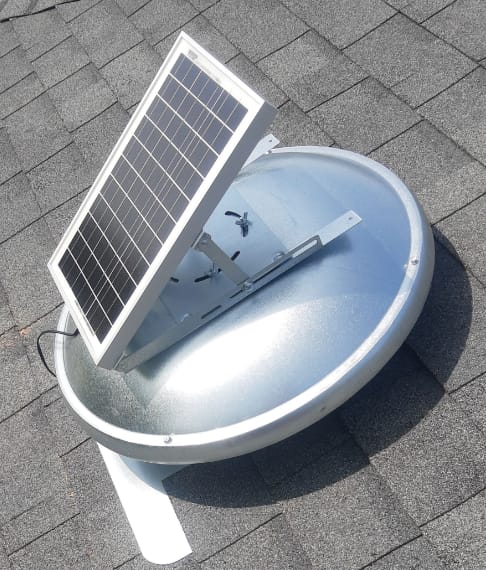 Solar Attic Fan Installation